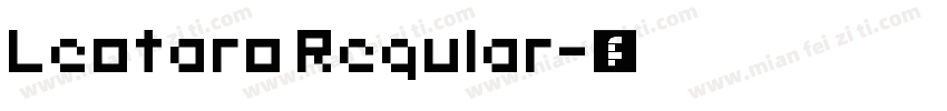 Leotaro Regular字体转换